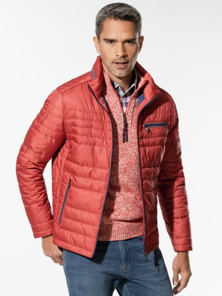 Microfaser Leichtjacke 2.0 Ziegelrot
