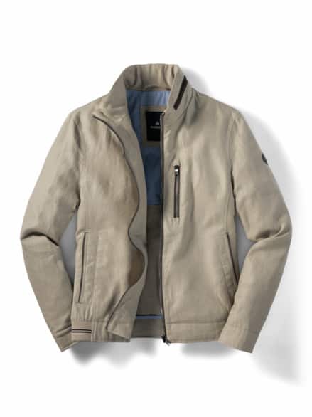 Leinenblouson Leicht und Luftig Beige