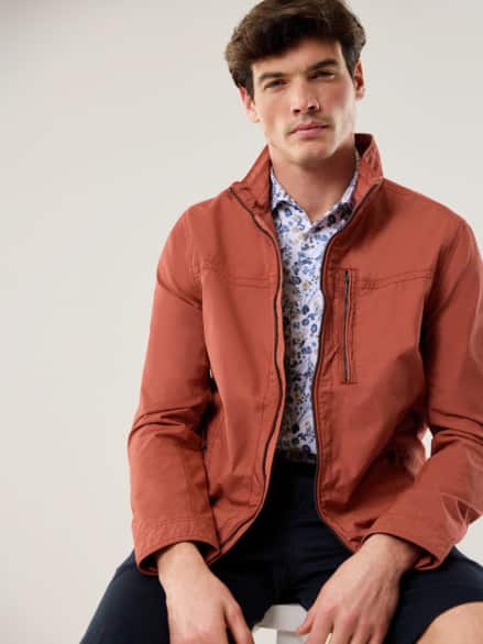 Oasen Blouson Ziegelrot