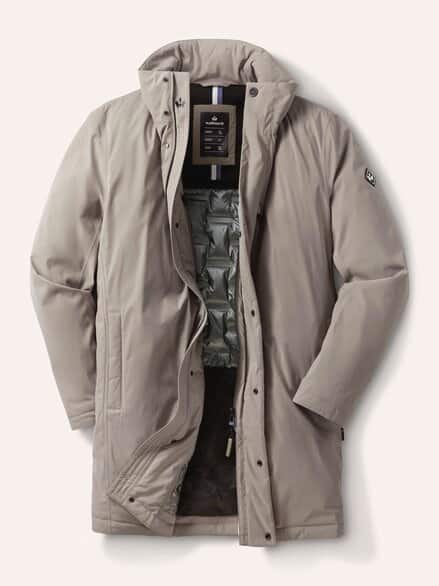 Aquastop Daunen Hybrid Jacke Beige Aquastop Daunen Hybrid Jacke Beige