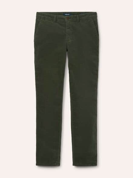 Wärmende Cordhose mit Thermofutter Oliv Wärmende Cordhose mit Thermofutter Oliv