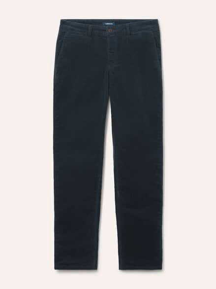 Wärmende Cordhose mit Thermofutter Marine