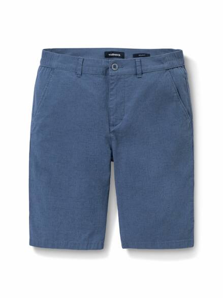 Leinen-Bermudas Frischekick Jeansblau Leinen-Bermudas Frischekick Jeansblau