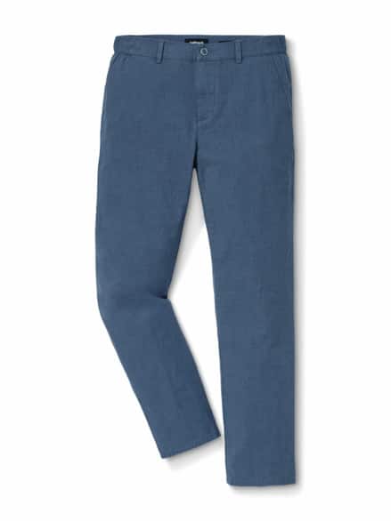 Leinen-Chino Frischekick Jeansblau Leinen-Chino Frischekick Jeansblau
