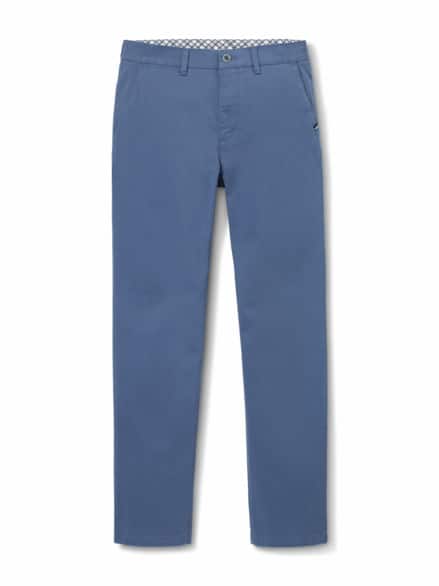 Baumwoll-Chino Diamant Ozeanblau Baumwoll-Chino Diamant Ozeanblau