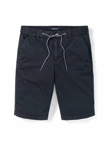 Urlaubs-Bermudas Baumwollstretch Marine