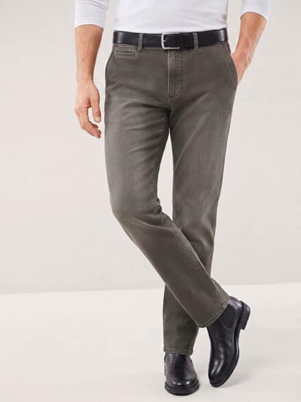 Husky-Jeans Chino Braun