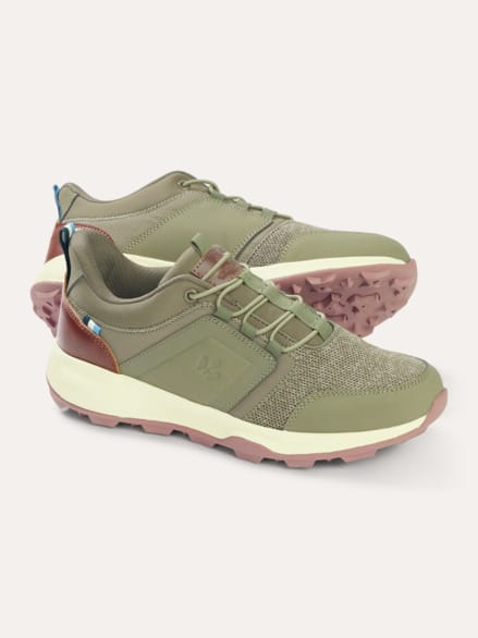Materialmix Sneaker Mühelos Khaki