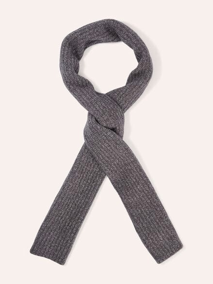 Boucle Wollschal Braun