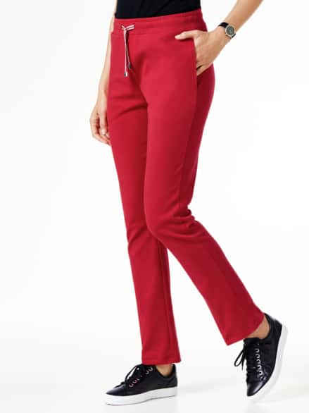 Baumwollstretch Hose Rot