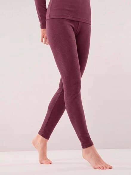 Thermo-Hose Lang Bordeaux gestr.