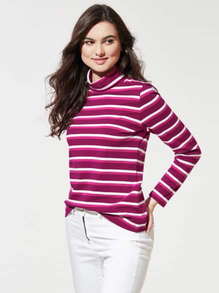 Thermoleicht Rolli Waldbeere gestr Thermoleicht Rolli Waldbeere gestr