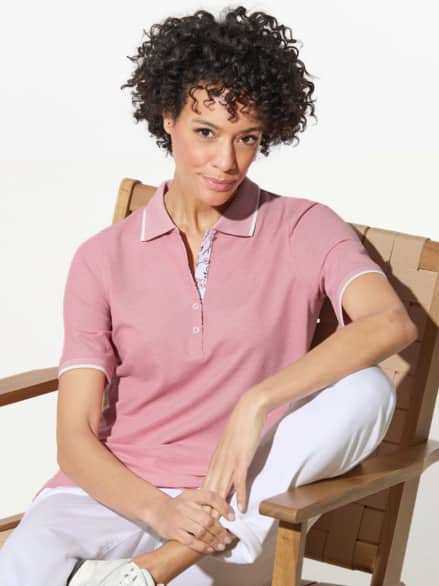 Extraglatt-Polo Rosenholz Extraglatt-Polo Rosenholz