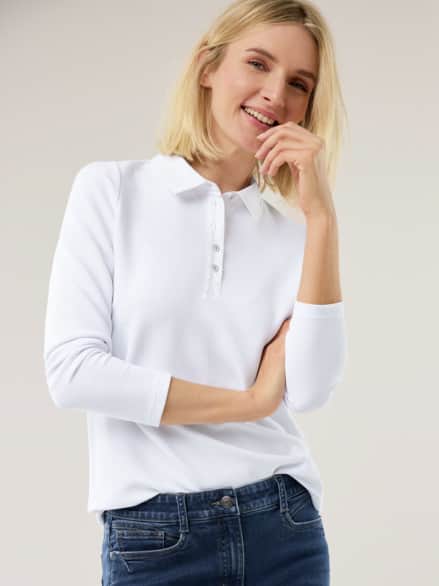 Ottoman Polo Weiß