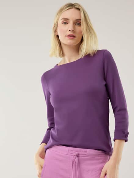 Baumwollshirt Softrib Traube