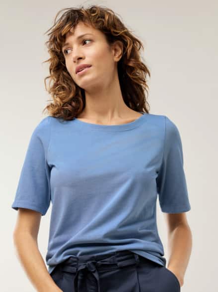 Extraglatt Shirt Königsblau