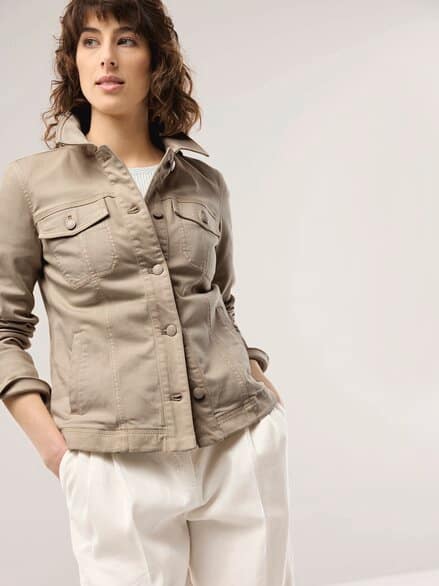 Jeansjacke Beige Jeansjacke Beige