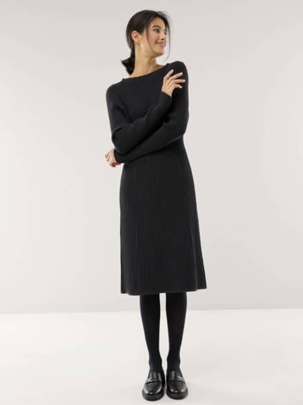 Strickkleid Hautschmeichler Schwarz