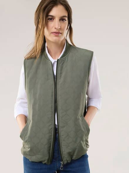 Jacquardweste Khaki Jacquardweste Khaki