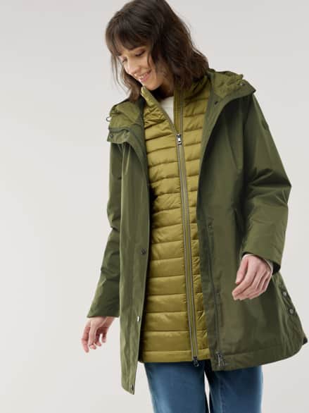 Aquastop Parka 3-in-1 Olivgrün