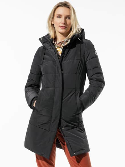 Steppmantel Thermozone Schwarz