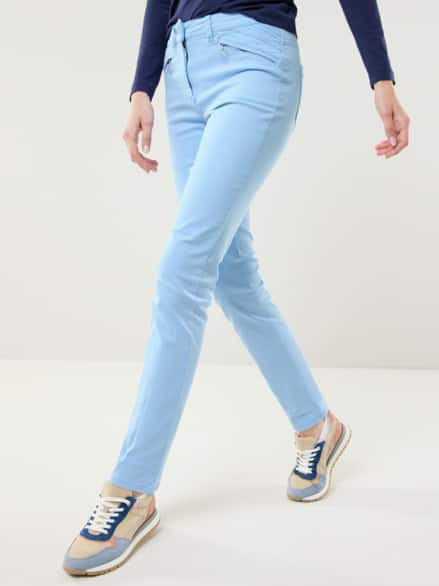 Powerstretch-Baumwollhose Skyblue