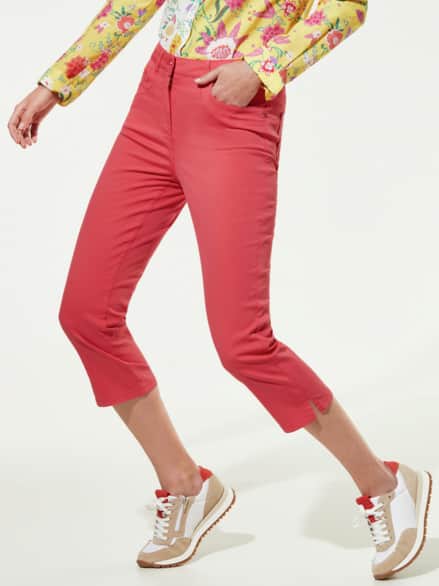 Baumwoll-Capri Supersoft Koralle