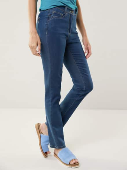 Yoga-Jeans Ultrastretch Feminine F. Blue Stoned