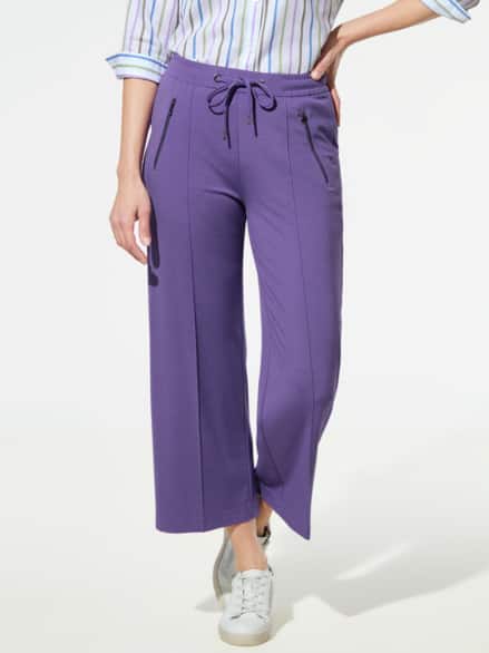 Jersey-Culotte Viskosa Lila