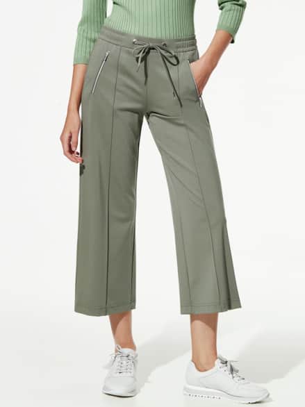 Jersey-Culotte Viskosa Khaki