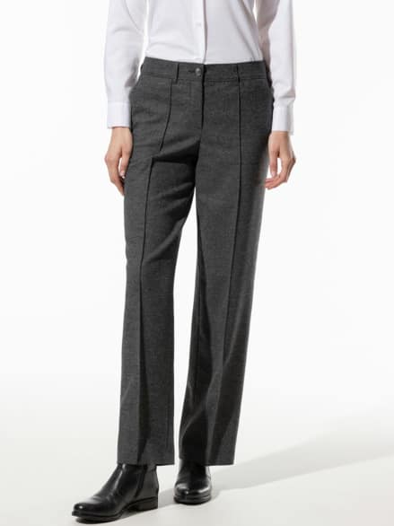 Premium Marlenehose Anthrazit Melange