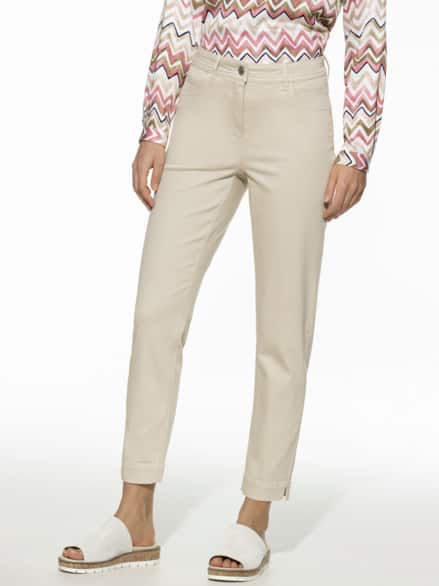 7/8-Jeans Slim-Effekt Sand