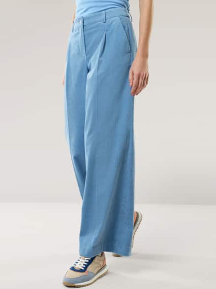 Premium Marlene Cordhose Ozeanblau