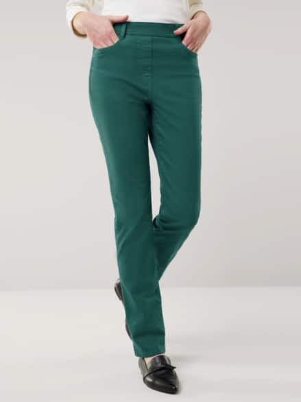 Five Pocket Schlupfhose Smaragd Five Pocket Schlupfhose Smaragd