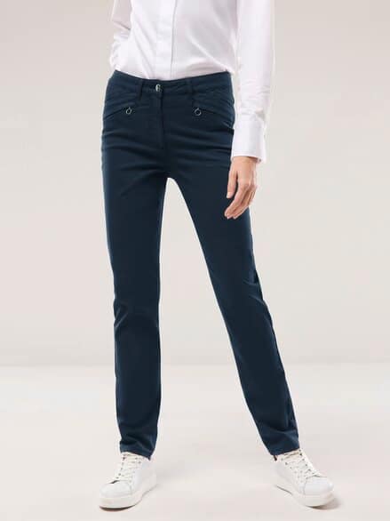Powerstretch-Baumwollhose Nachtblau Powerstretch-Baumwollhose Nachtblau