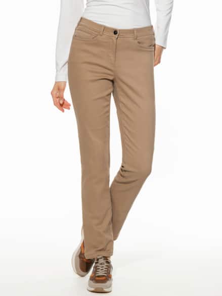2-in-1-Extraglatt-Thermohose Caramel