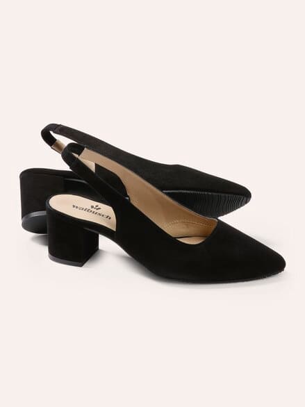 Soft Sling Pumps Schwarz