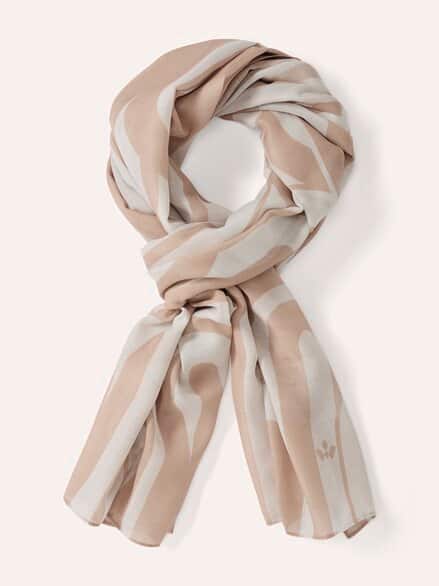 Schal Grafikdruck Sand