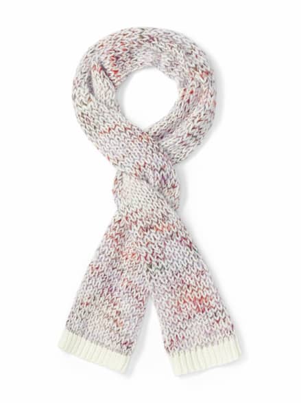 Strickschal Melange Offwhite
