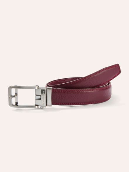 Leder Automatic Gürtel Merlot