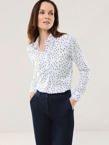 Extraglatt Polo Bluse Minimal