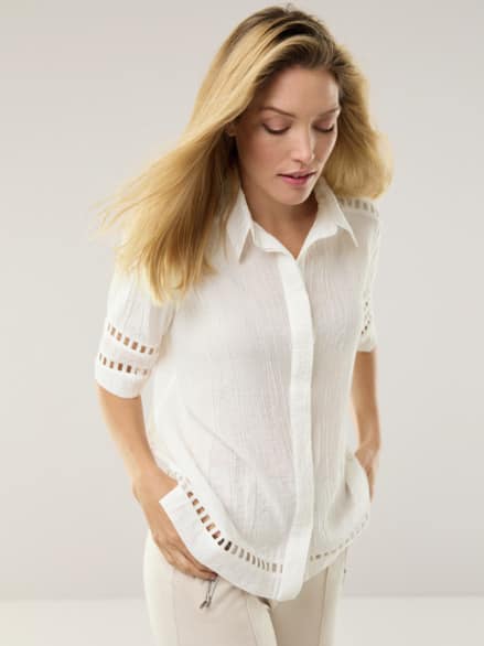 Statement Bluse Offwhite Statement Bluse Offwhite