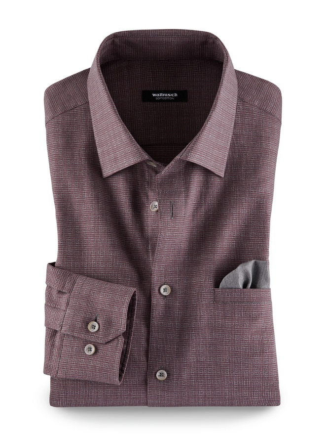 Softcotton-Hemd Karree-Struktur Softcotton-Hemd Karree-Struktur