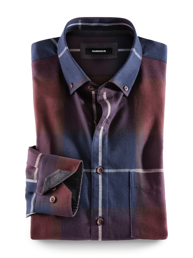 Flanell-Hemd Cashmere-Blend Flanell-Hemd Cashmere-Blend