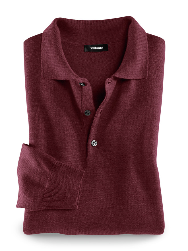 Merino-Mix Polo-Pullover Merino-Mix Polo-Pullover