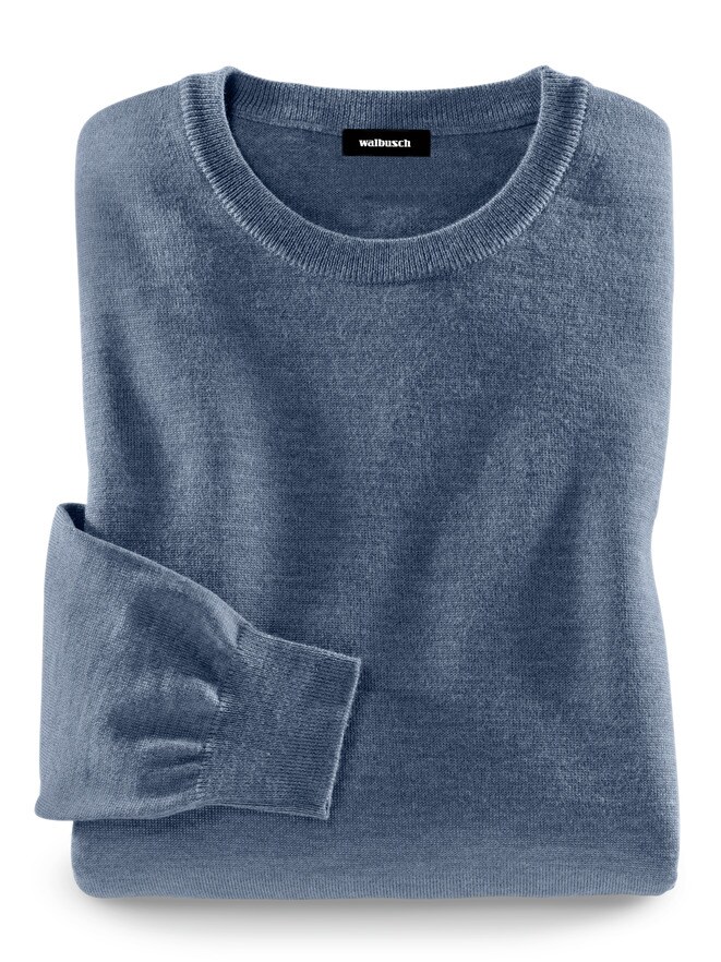 Merino-Mix Rundhals-Pullover Merino-Mix Rundhals-Pullover
