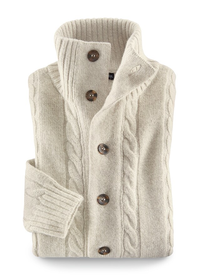 Clark Ross Strickjacke Royal-Alpaka Clark Ross Strickjacke Royal-Alpaka