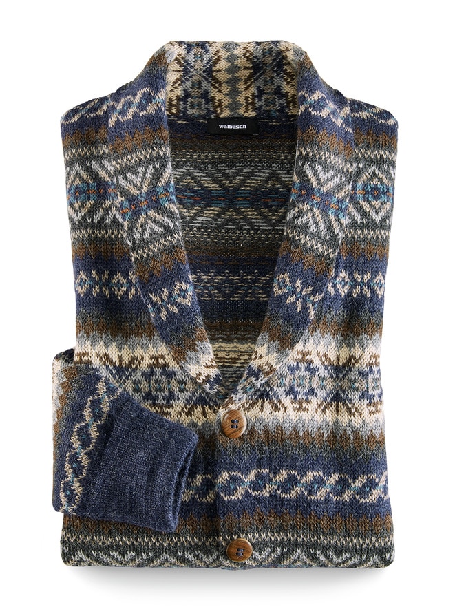 Alpaka Norweger Cardigan Alpaka Norweger Cardigan