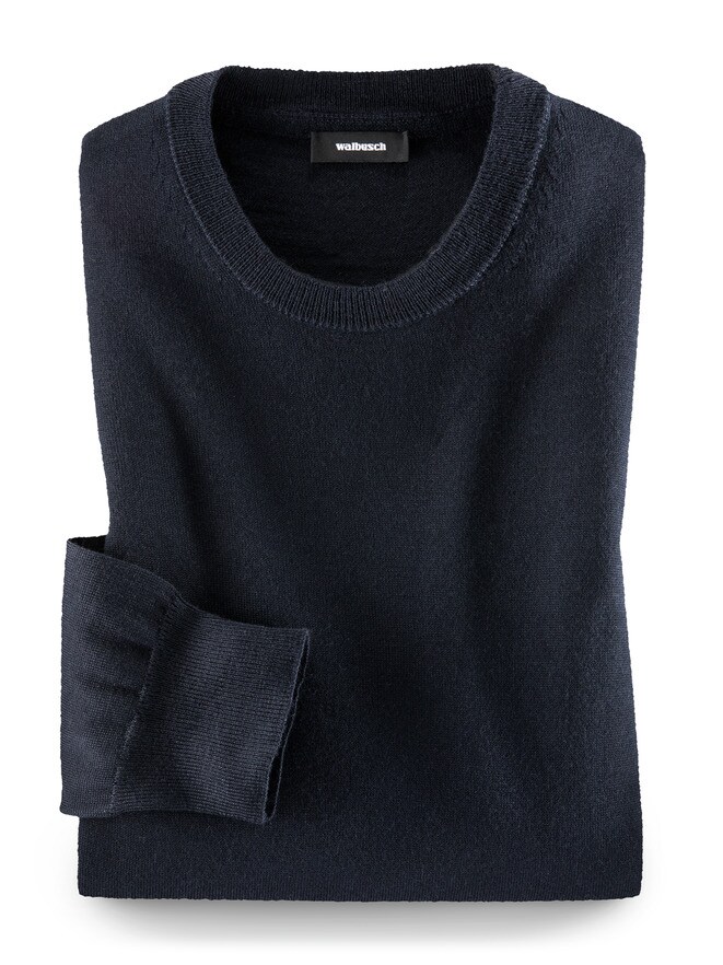 Merino-Mix Rundhals-Pullover Merino-Mix Rundhals-Pullover