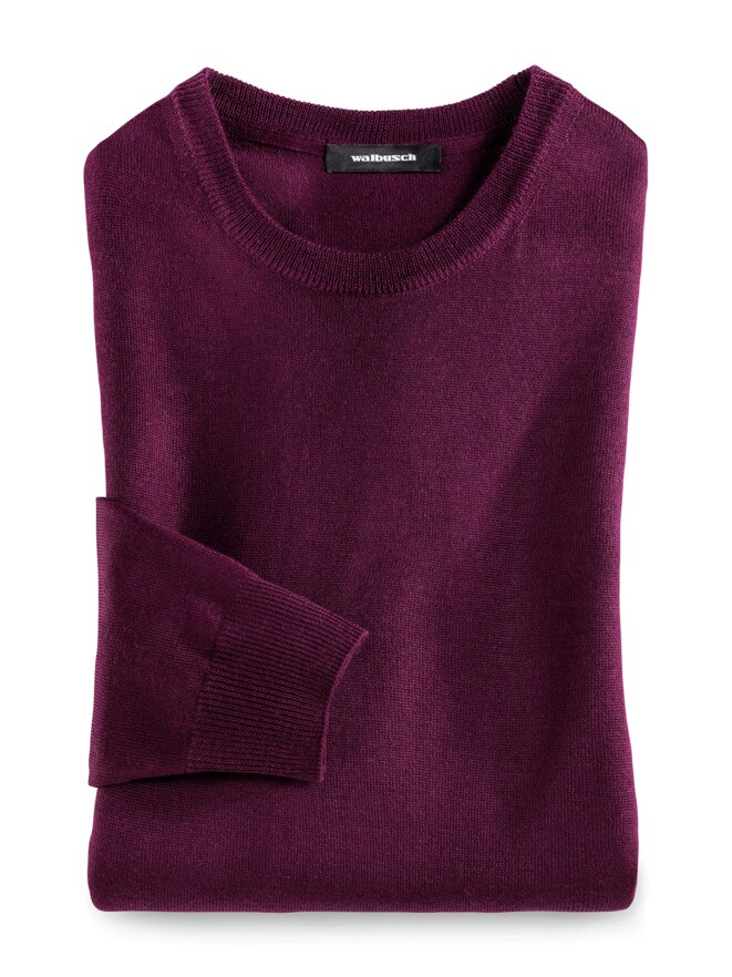 Merino-Mix Rundhals-Pullover Merino-Mix Rundhals-Pullover